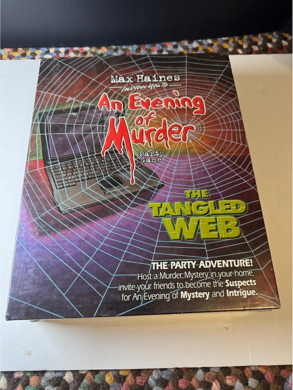 An Evening of Murder Roleplaying Mystery Party Game Tangled Web Max Haines NEW